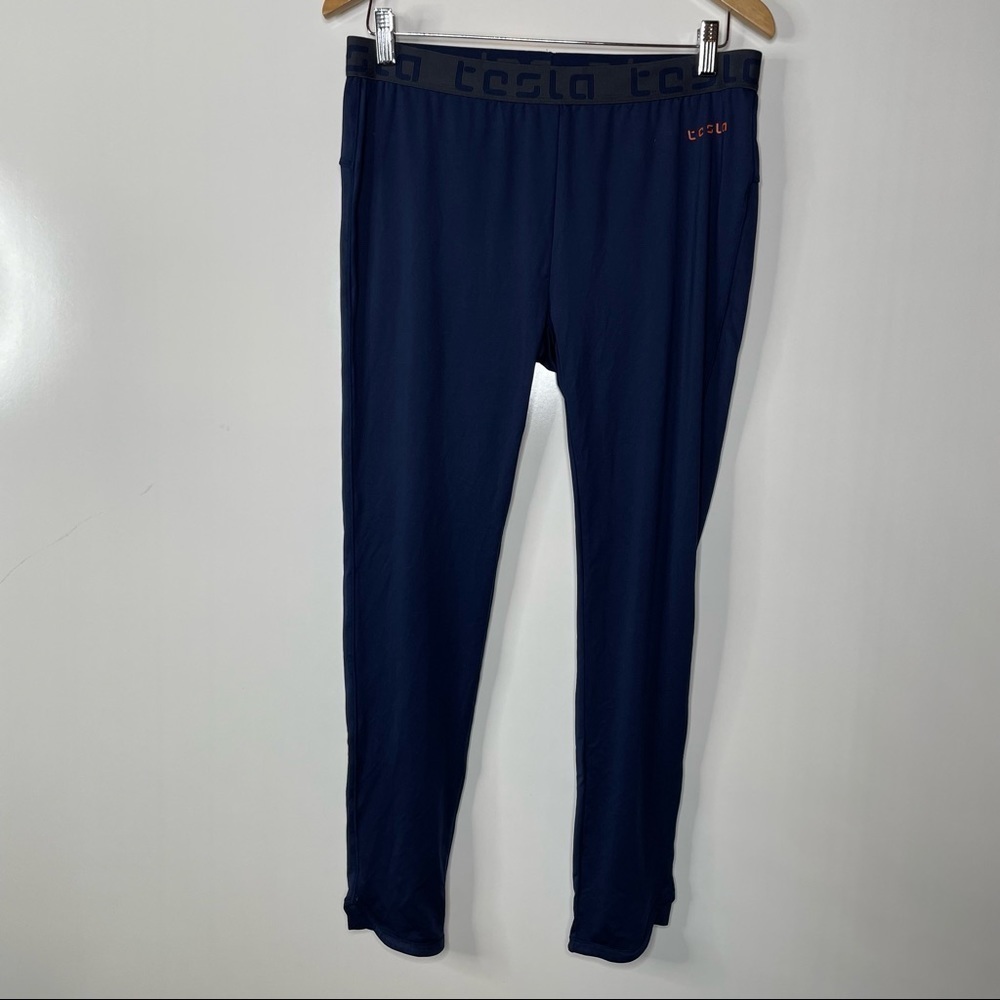Tesla Navy Leggings Xlarge